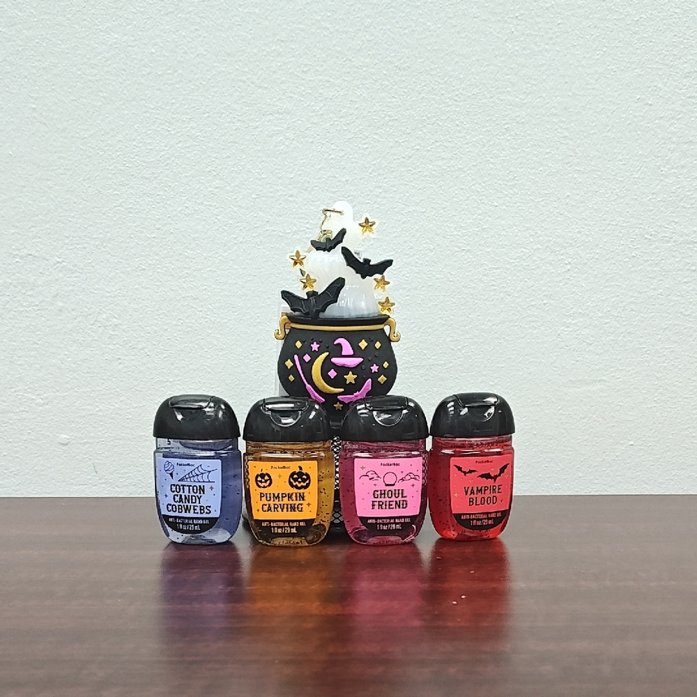 Bath & Body Works LIGHT-UP CAULDRON Color changing Pocketbac Holder Set